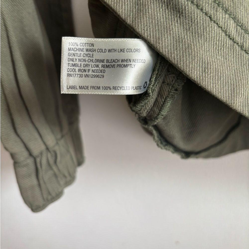 Knox Rose Army Green Cargo Zip-Up Jacket Size XS - Picture 6 of 8